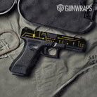 Circuit Board Yellow Gun Skin Vinyl Wrap