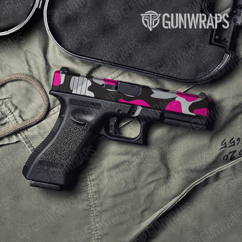 Classic Magenta Tiger Gun Skin Vinyl Wrap