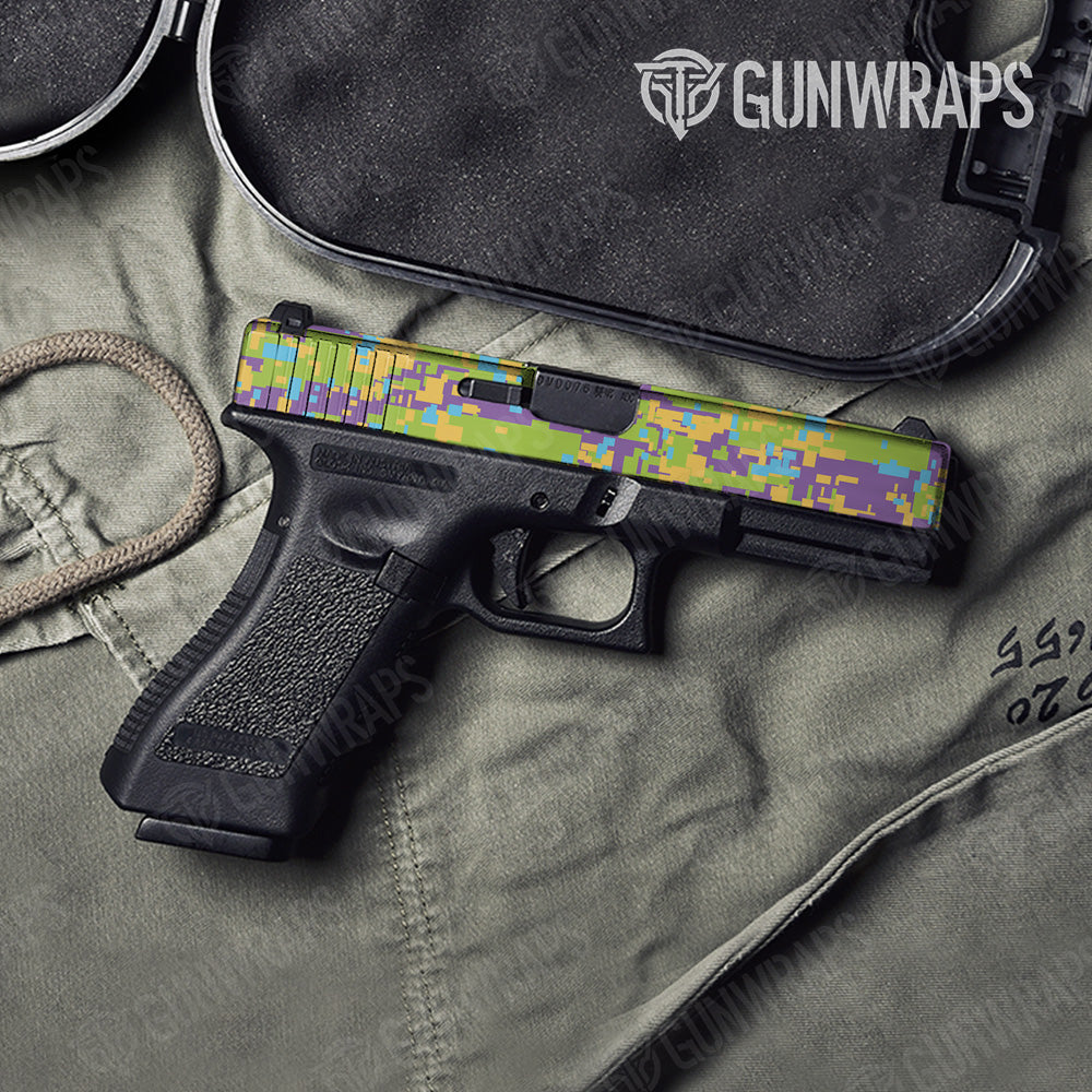 Digital Carnival Gun Skin Vinyl Wrap