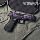 Digital Purple Tiger Gun Skin Vinyl Wrap