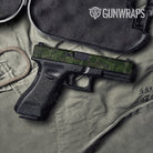 Erratic Army Dark Green Gun Skin Vinyl Wrap