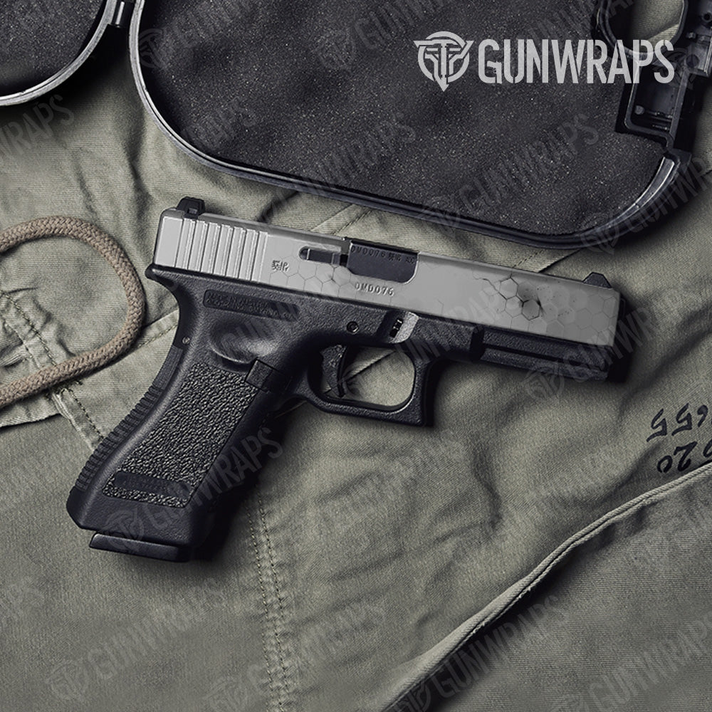 Hex Electric White Gun Skin Vinyl Wrap