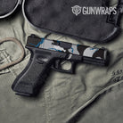 Ragged Blue Tiger Gun Skin Vinyl Wrap