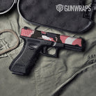 Ragged Pink Gun Skin Vinyl Wrap