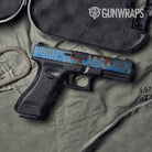 Rust 3D Baby Blue Gun Skin Vinyl Wrap
