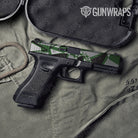 Sharp Green Tiger Gun Skin Vinyl Wrap