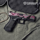 Sharp Pink Tiger Gun Skin Vinyl Wrap