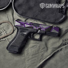 Sharp Purple Tiger Gun Skin Vinyl Wrap