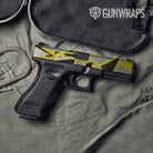 Sharp Yellow Tiger Gun Skin Vinyl Wrap