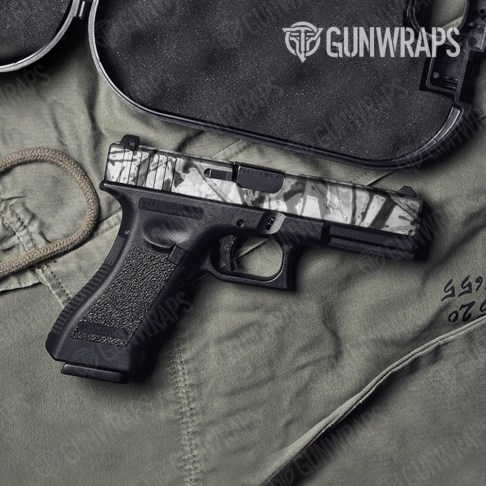 Substrate Snow Stalker Gun Skin Vinyl Wrap