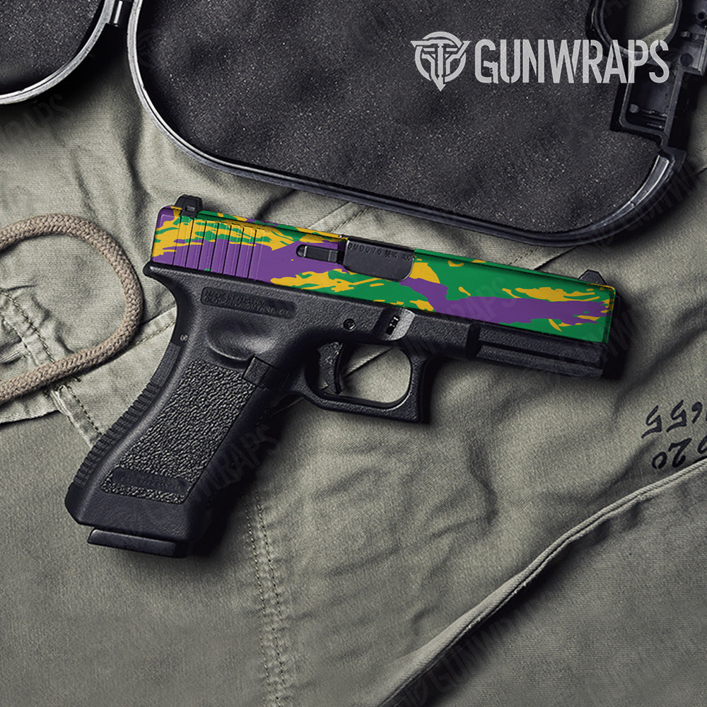 Vietnam Tiger Stripe Mardi Gras Gun Skin Vinyl Wrap