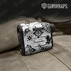 Bandana White And Black Gun Skin Vinyl Wrap