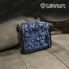 Digital Blue Urban Night Gun Skin Vinyl Wrap
