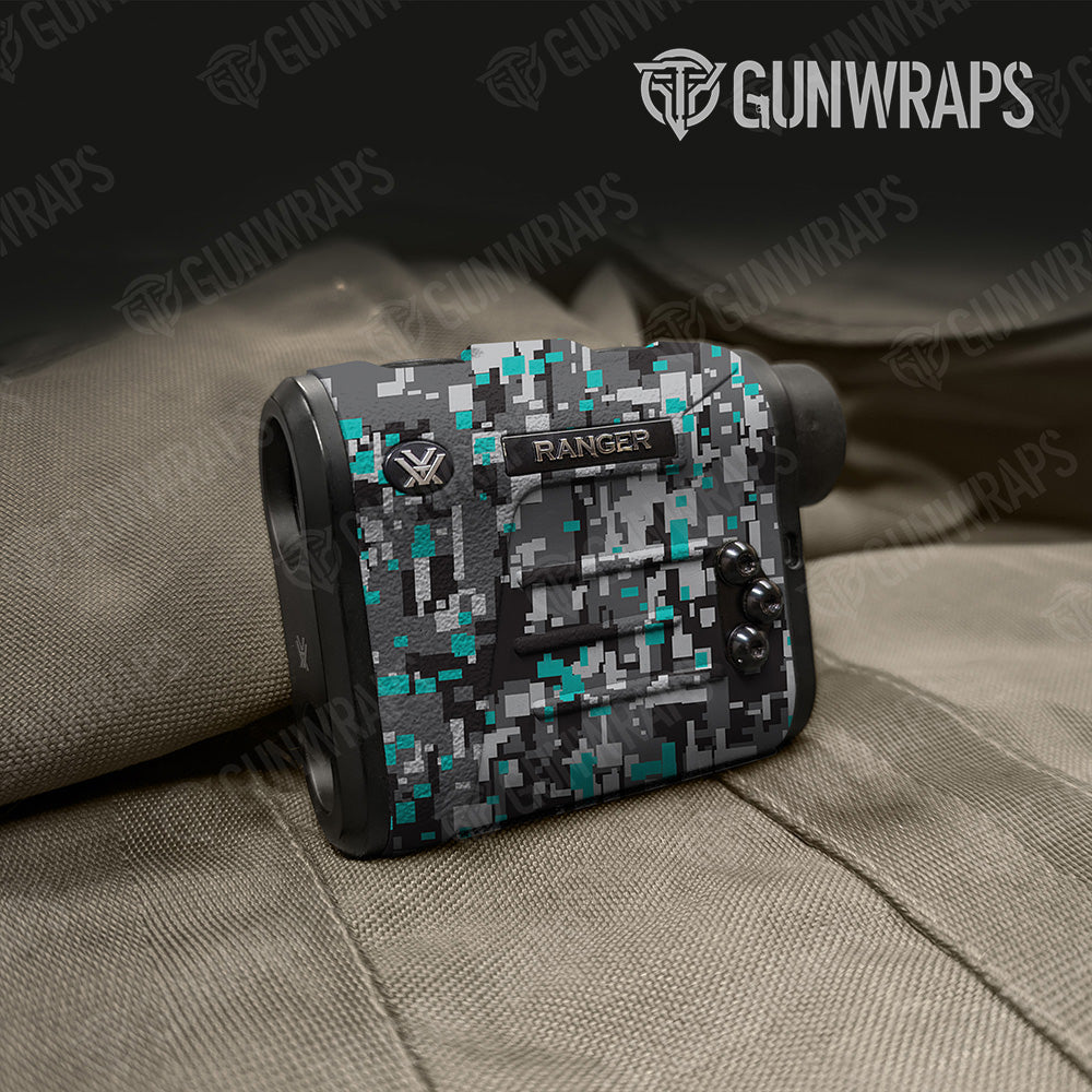 Digital Urban Tiffany Blue Gun Skin Vinyl Wrap