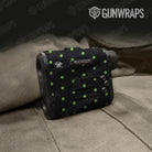 Dotted Metro Green Gun Skin Vinyl Wrap