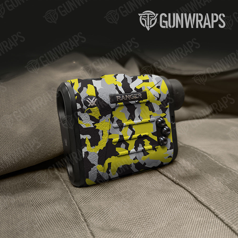 Erratic Yellow Tiger Gun Skin Vinyl Wrap