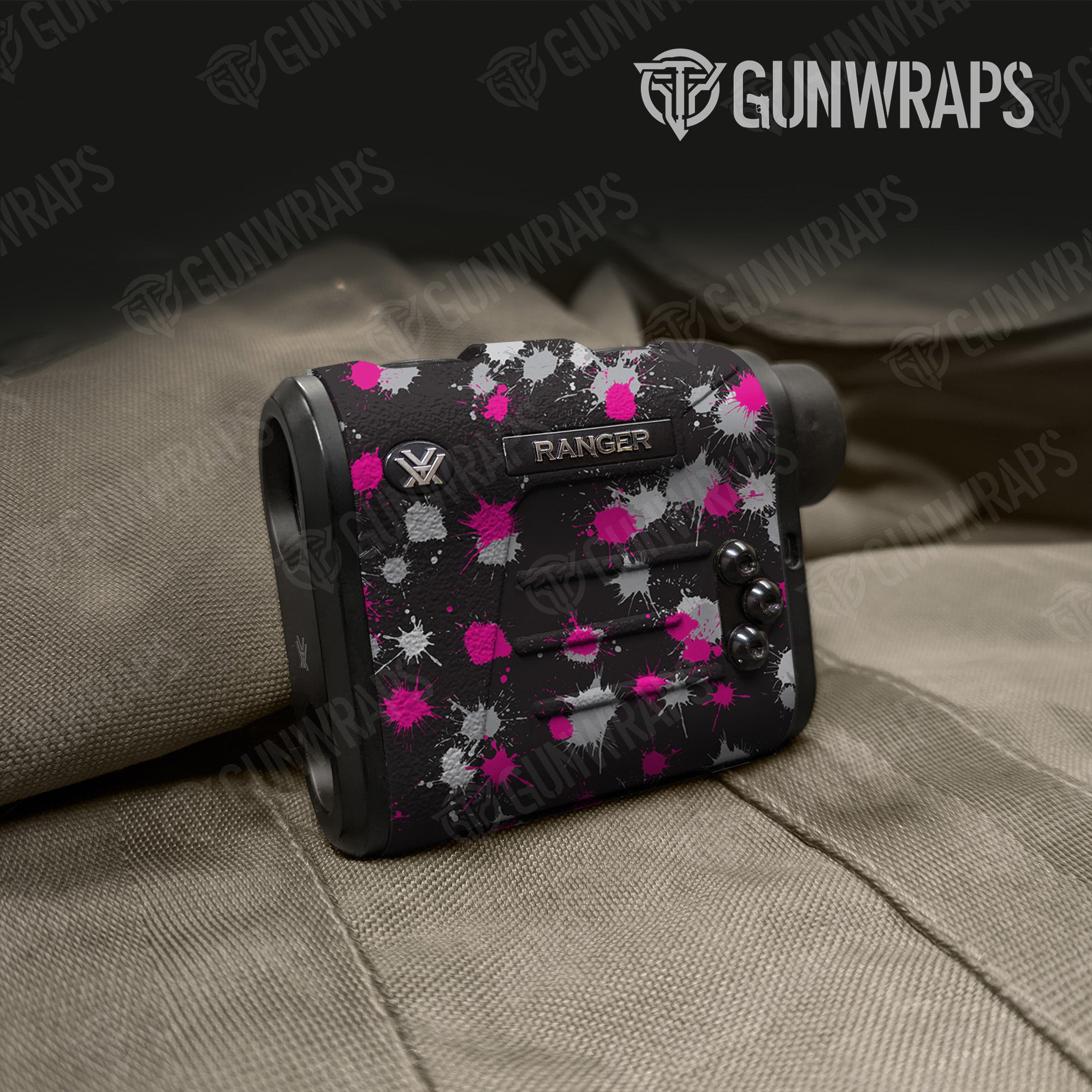 Paintball Magenta Tiger Gun Skin Vinyl Wrap