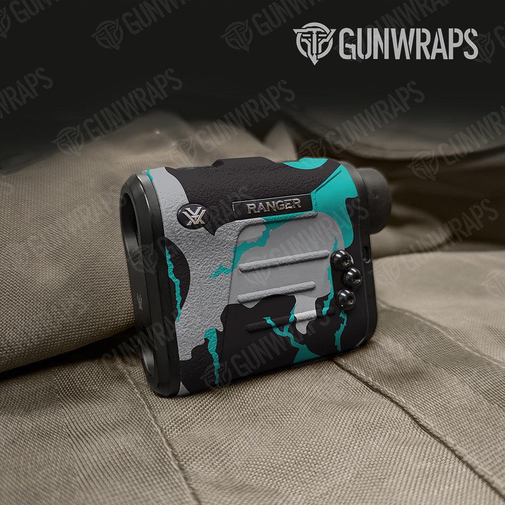 Ragged Tiffany Blue Tiger Gun Skin Vinyl Wrap