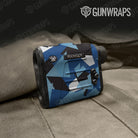 Shattered Baby Blue Gun Skin Vinyl Wrap