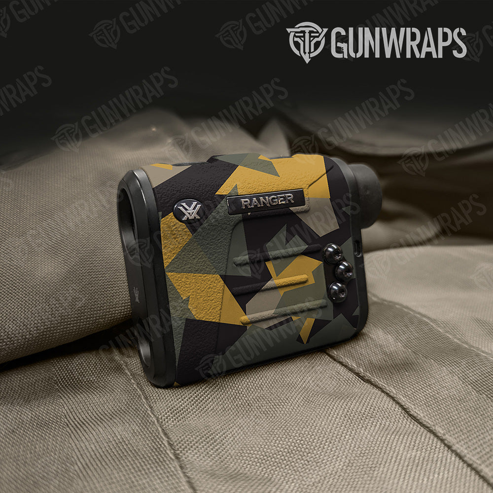 Shattered Militant Yellow Gun Skin Vinyl Wrap