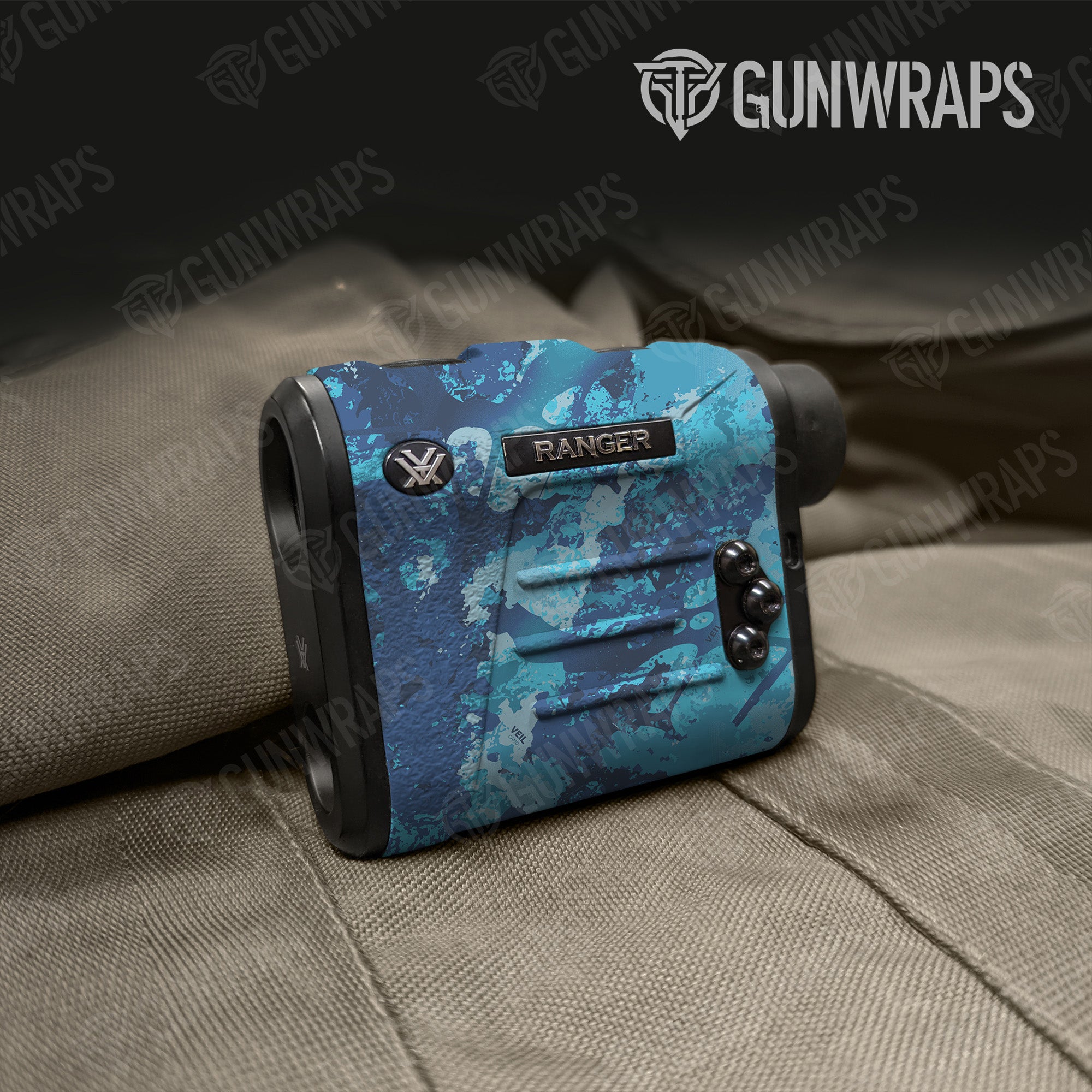 Veil Stoke Aqua Gun Skin Vinyl Wrap