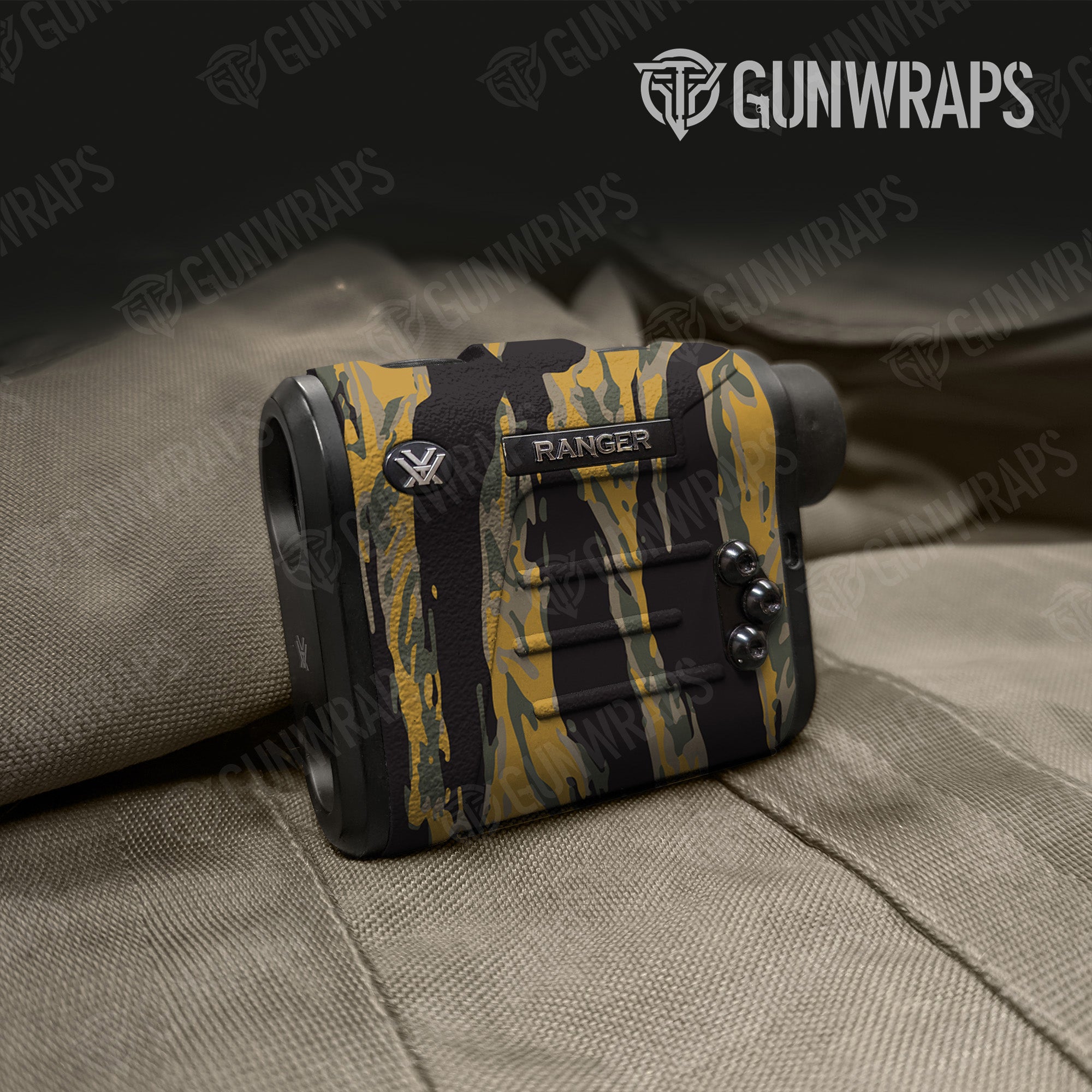 Vietnam Tiger Stripe Militant Yellow Gun Skin Vinyl Wrap