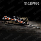Classic Orange Tiger Gun Skin Vinyl Wrap