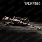 Cumulus Orange Tiger Gun Skin Vinyl Wrap