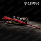 Digital Elite Red Gun Skin Vinyl Wrap