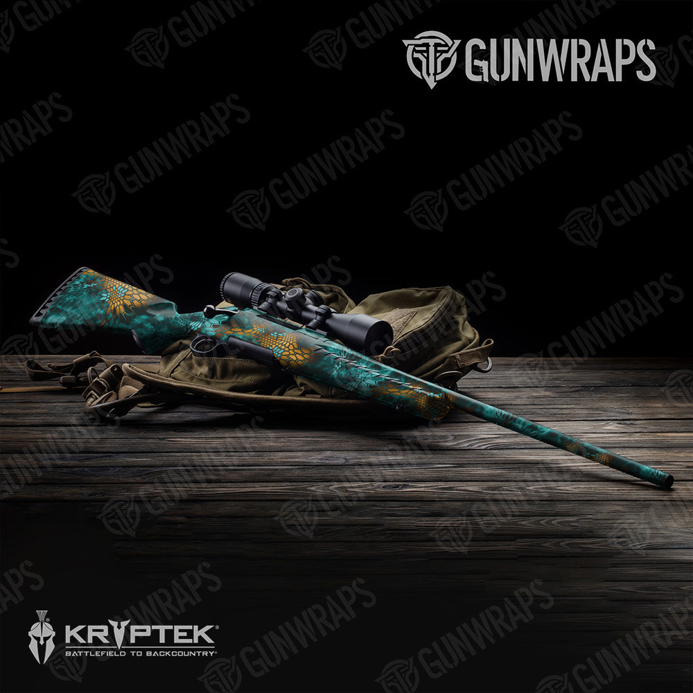 Kryptek Turquoise Gun Skin Vinyl Wrap