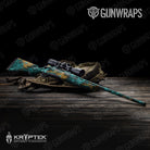 Kryptek Turquoise Gun Skin Vinyl Wrap