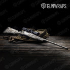 Nature Lifeless Snow Woods Buck Skull Gun Skin Vinyl Wrap
