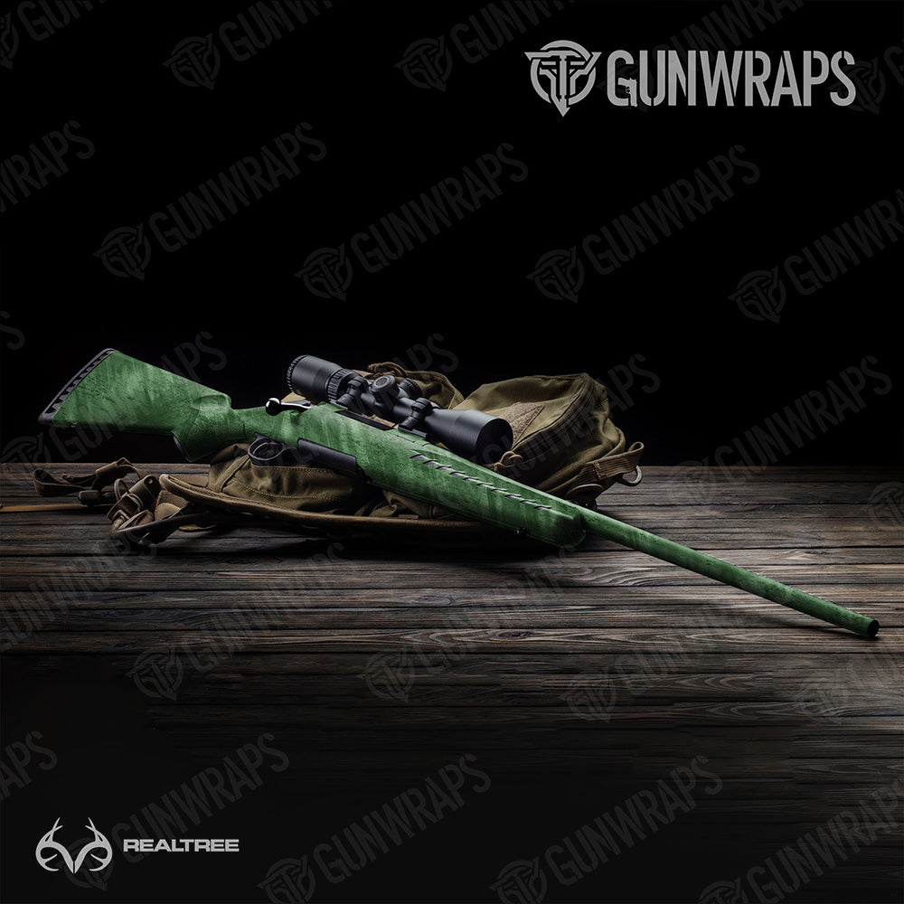 Realtree Fishing Green Gun Skin Vinyl Wrap