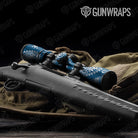 Bandana Blue And White Gun Skin Vinyl Wrap