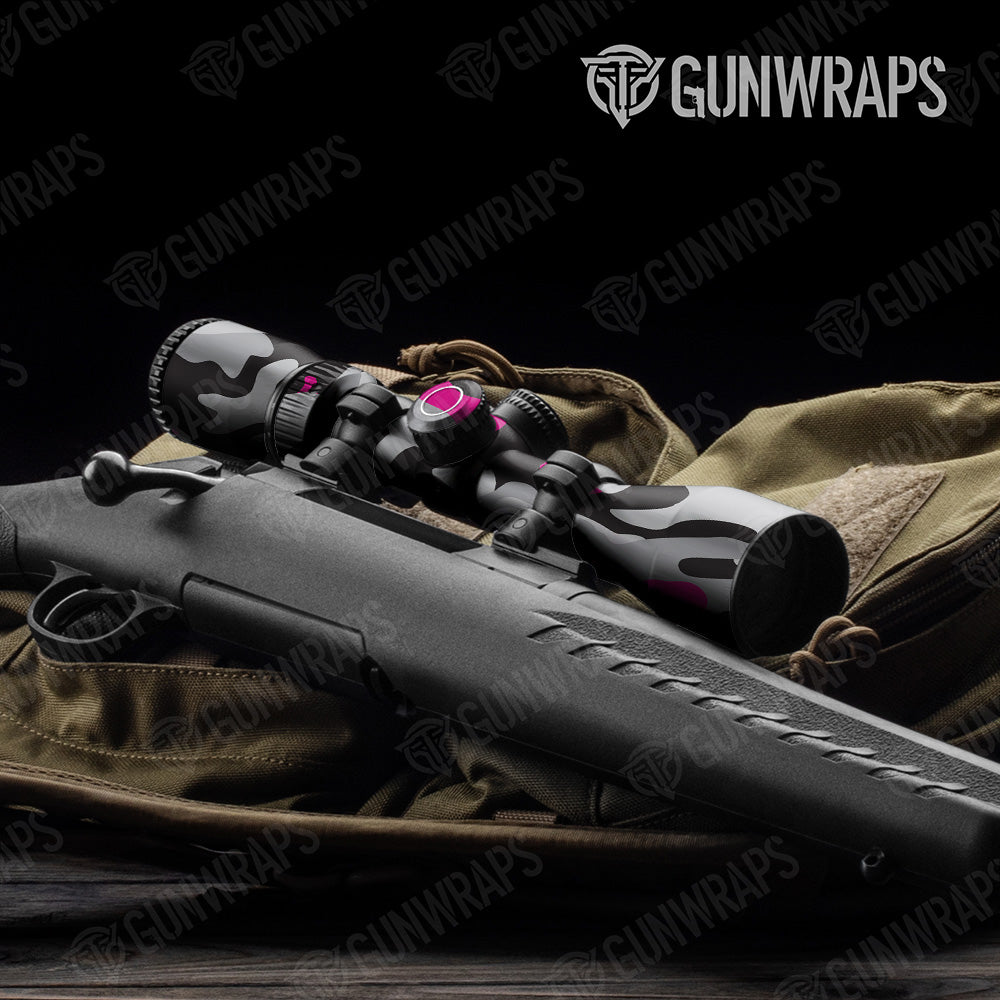 Classic Magenta Tiger Gun Skin Vinyl Wrap