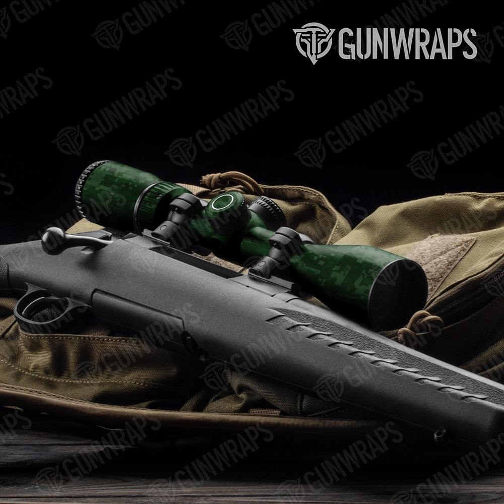 Digital Elite Green Gun Skin Vinyl Wrap