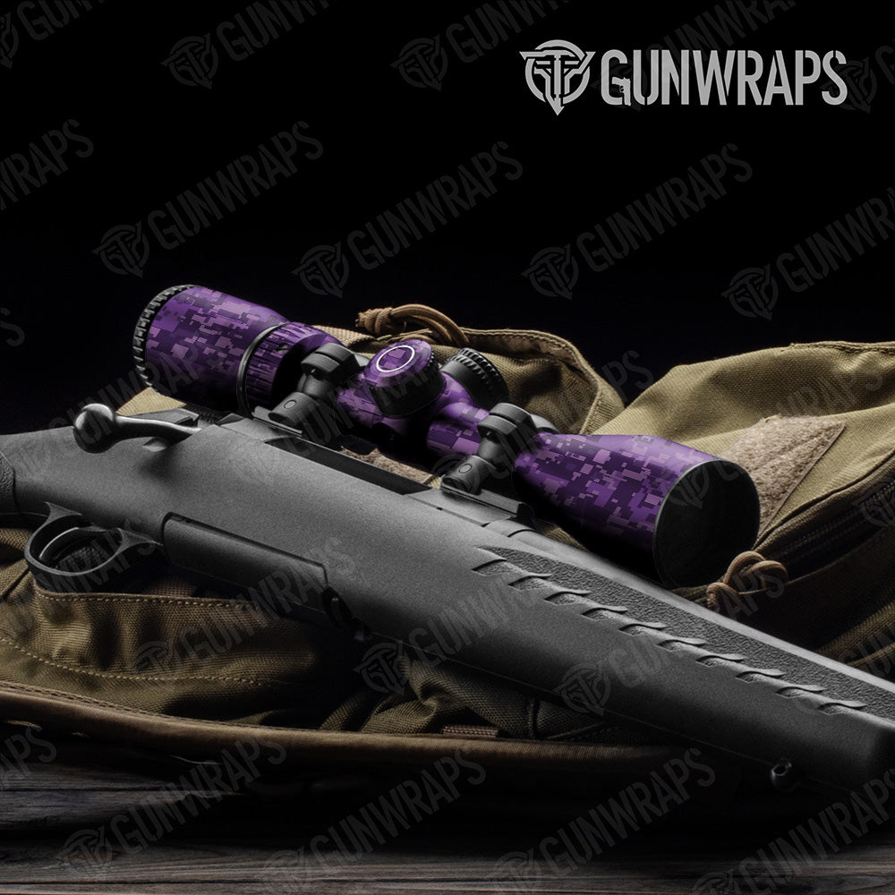 Digital Elite Purple Gun Skin Vinyl Wrap