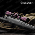Digital Floral Gun Skin Vinyl Wrap