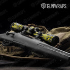 Digital Yellow Tiger Gun Skin Vinyl Wrap