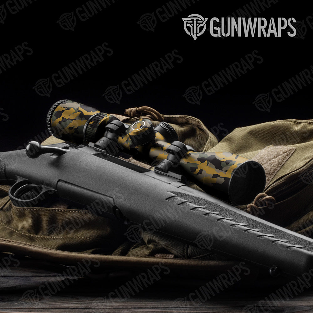 Erratic Militant Yellow Gun Skin Vinyl Wrap