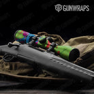 Paint Splatter Green Gun Skin Vinyl Wrap
