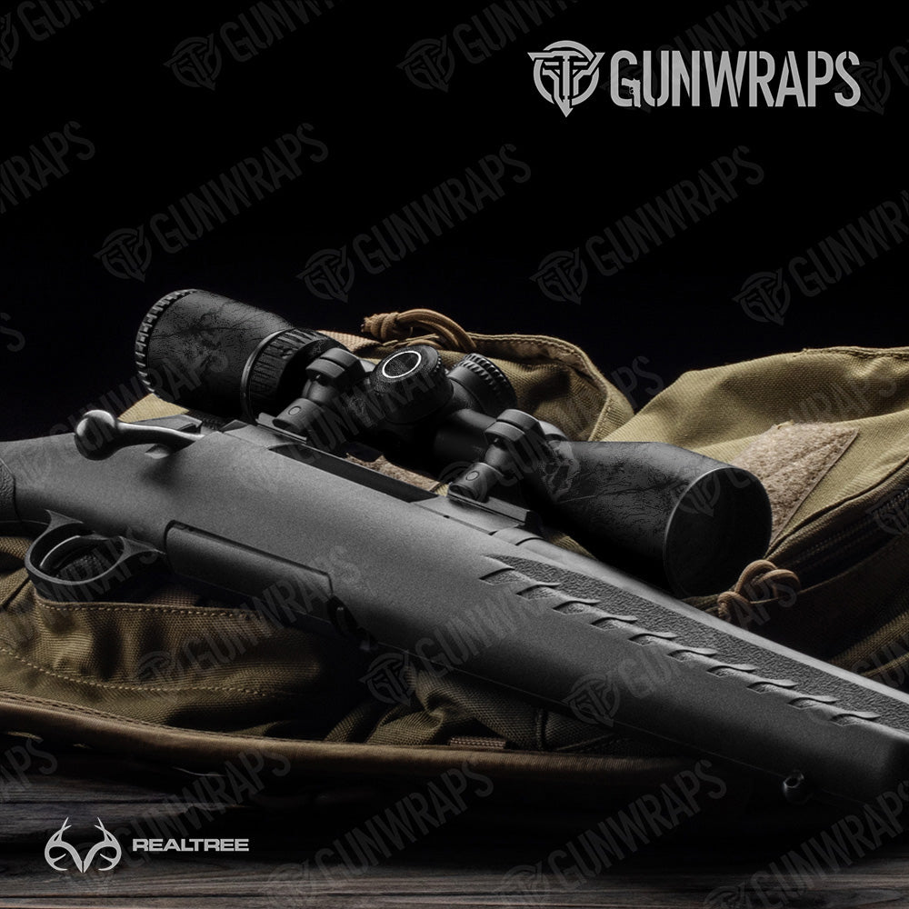 Realtree WAV3 Black Gun Skin Vinyl Wrap
