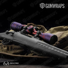 Realtree WAV3 Red Blue Gun Skin Vinyl Wrap