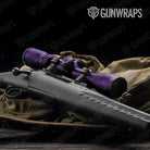 Shattered Elite Purple Gun Skin Vinyl Wrap