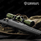 Shredded Army Green Gun Skin Vinyl Wrap