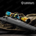 Tie Dye Coral Reef Gun Skin Vinyl Wrap