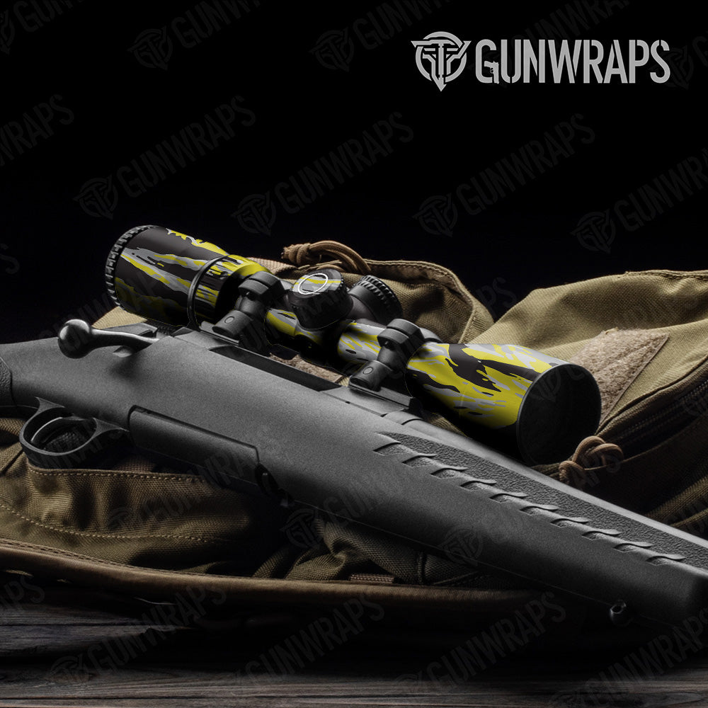 Vietnam Tiger Stripe Yellow Tiger Gun Skin Vinyl Wrap