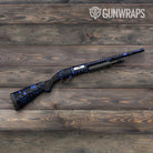 Shotgun Circuit Board Blue Gun Skin Vinyl Wrap