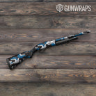 Classic Blue Tiger Gun Skin Vinyl Wrap