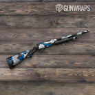 Cumulus Blue Tiger Gun Skin Vinyl Wrap